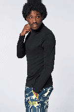 Chiemsee Turtleneck Men's Thermal Turtleneck | Black | Surfwax