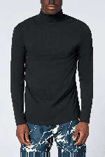 Chiemsee Turtleneck Men's Thermal Turtleneck | Black | Surfwax