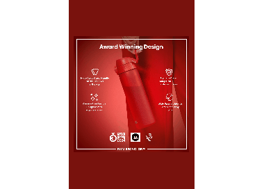 Ion8 Leak Proof Slim 500ml | Leak-Proof Water Bottle | Surfwax
