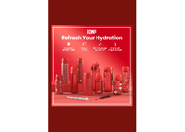 Ion8 Leak Proof Slim 500ml | Leak-Proof Water Bottle | Surfwax