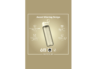 Ion8 Leak Proof Slim 500ml | Leak-Proof Water Bottle | Surfwax
