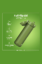 Ion8 Leak Proof Slim 500ml | Leak-Proof Water Bottle | Surfwax