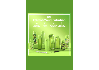 Ion8 Leak Proof Slim 500ml | Leak-Proof Water Bottle | Surfwax