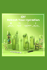 Ion8 Leak Proof Slim 500ml | Leak-Proof Water Bottle | Surfwax