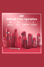 Ion8 Water Bottle 750ml | Leak-Proof Sports Bottle | Surfwax