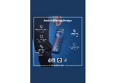 Ion8 Water Bottle 750ml | Leak-Proof Sports Bottle | Surfwax