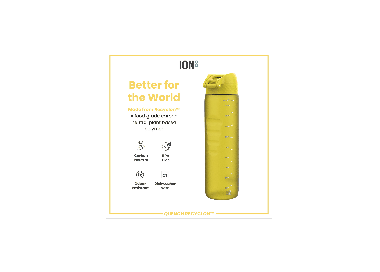 Ion8 Leak Proof 1 Litre Sports Water Bottle Bpa Free, 1100ml| Surfwax
