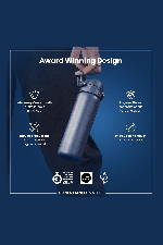 Ion8 Leak Proof Slim Water Bottle Bpa Free, 600ml  | Surfwax