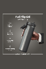 Ion8 Leak Proof Slim 1000ml | Stainless Steel Water Bottle | Surfwax