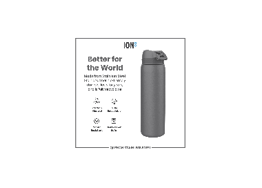 Ion8 Leak Proof Slim 1000ml | Stainless Steel Water Bottle | Surfwax