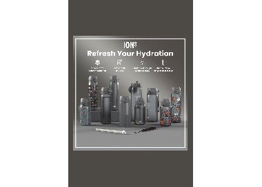Ion8 Leak Proof Slim 1000ml | Stainless Steel Water Bottle | Surfwax