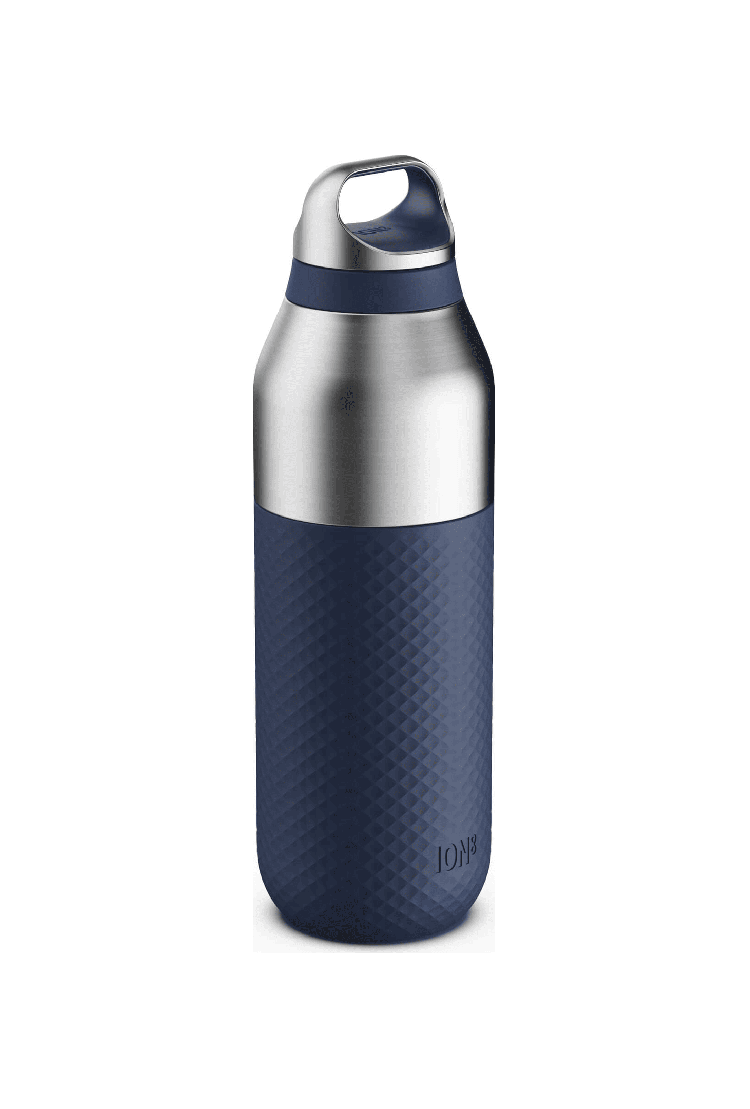 Ion8 Roam Insulated Steel Bottle 835ml | Stainless Steel Flask | Thermal Water Bottle | Travel Bottle | Midnight Blue | Surfwax