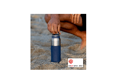 Ion8 Roam Insulated Steel Bottle 835ml | Stainless Steel Flask | Thermal Water Bottle | Travel Bottle | Midnight Blue | Surfwax