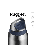 Ion8 Roam Insulated Steel Bottle 835ml | Stainless Steel Flask | Thermal Water Bottle | Travel Bottle | Midnight Blue | Surfwax