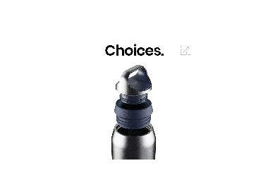 Ion8 Roam Insulated Steel Bottle 835ml | Stainless Steel Flask | Thermal Water Bottle | Travel Bottle | Midnight Blue | Surfwax