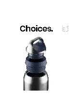 Ion8 Roam Insulated Steel Bottle 835ml | Stainless Steel Flask | Thermal Water Bottle | Travel Bottle | Midnight Blue | Surfwax