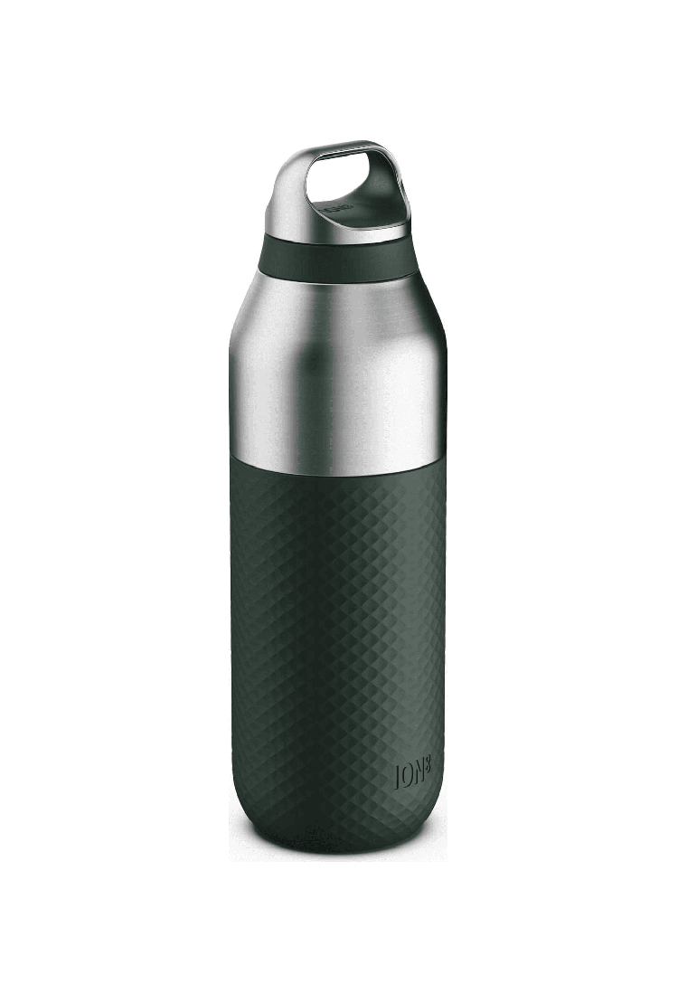 Ion8 Roam Insulated Steel Bottle 835ml | Stainless Steel Flask | Thermal Water Bottle | Travel Bottle | Forest Green | Surfwax