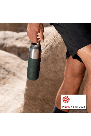 Ion8 Roam Insulated Steel Bottle 835ml | Stainless Steel Flask | Thermal Water Bottle | Travel Bottle | Forest Green | Surfwax