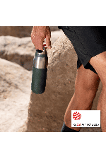 Ion8 Roam Insulated Steel Bottle 835ml | Stainless Steel Flask | Thermal Water Bottle | Travel Bottle | Forest Green | Surfwax