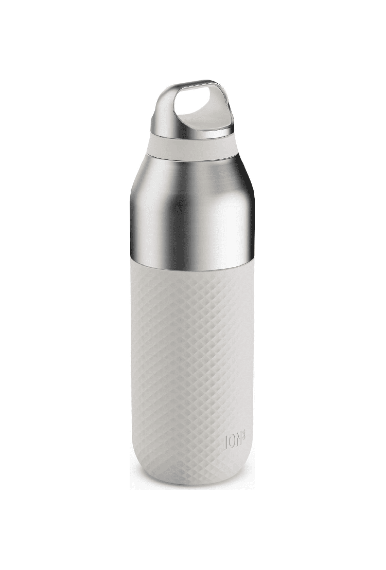 Ion8 Roam Insulated Steel Bottle 835ml | Thermal Water Bottle | Travel Bottle | Starlight White | Surfwax