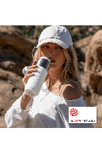 Ion8 Roam Insulated Steel Bottle 835ml | Thermal Water Bottle | Travel Bottle | Starlight White | Surfwax