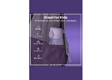 Ion8 Pod Leak Proof Kids Water Bottle 350ml | Leak Proof Bottle | BPA Free Bottle | Purple Unicorns | Surfwax