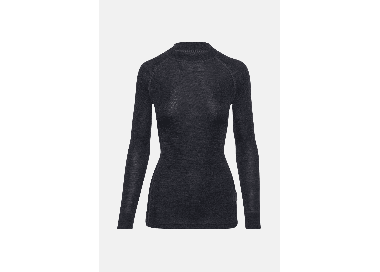 Thermowave Merino Warm Active Women's Thermal LS Shirt | Black Melange | Surfwax