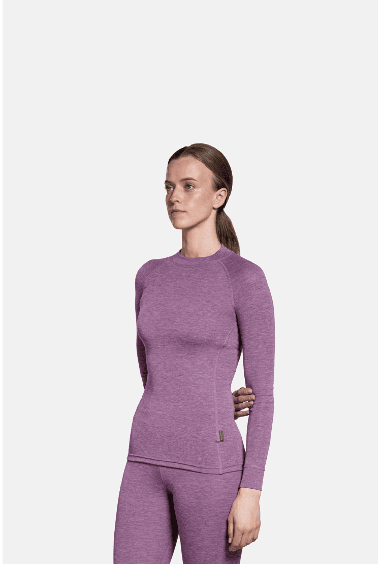 Thermowave Merino Warm Active Women's Thermal LS Shirt | Ruby | Surfwax
