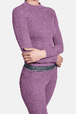 Thermowave Merino Warm Active Women's Thermal LS Shirt | Ruby | Surfwax
