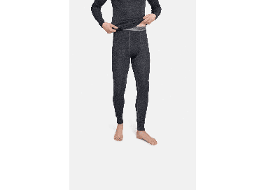 Thermowave Merino Warm Active Men's Thermal Pants | Black Melange | Surfwax