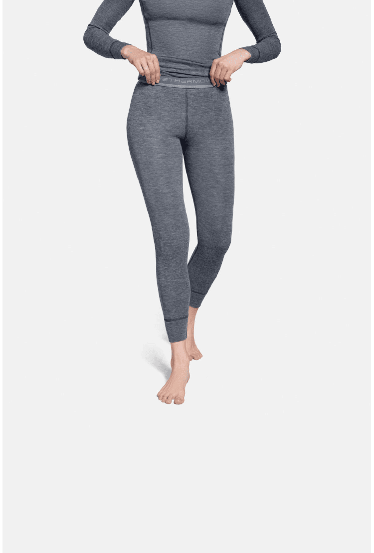 Thermowave Merino Warm Active Women's Thermal Pants | Black Melange | Surfwax