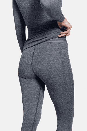 Thermowave Merino Warm Active Women's Thermal Pants | Black Melange | Surfwax