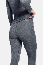 Thermowave Merino Warm Active Women's Thermal Pants | Black Melange | Surfwax