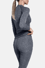 Thermowave Merino Warm Active Women's Thermal Pants | Black Melange | Surfwax