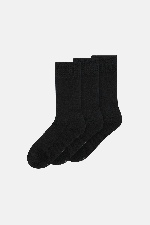 Thermowave Everyday Light Wool Socks 3 Pack | Black | Surfwax
