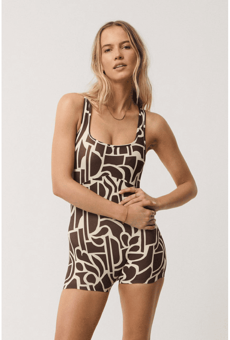 RipCurl Search Series Short Jane Women's Swimsuit | Brown | Surfwax