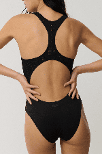 RipCurl Search Series Carbon Smart Women's One Piece Swimsuit | Black | Surfwax