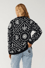 RipCurl Bossa Nova Bandana Women's Knit Crew | Black | Surfwax