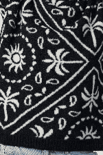RipCurl Bossa Nova Bandana Women's Knit Crew | Black | Surfwax