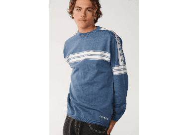 RipCurl Archive Twu Stripe Men's Crew Knit | Bluefin | Surfwax