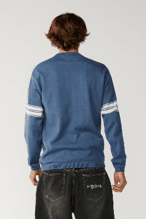 RipCurl Archive Twu Stripe Men's Crew Knit | Bluefin | Surfwax