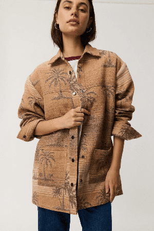 RipCurl Retro Swell Jacquard Women's Shacket | Multi | Surfwax