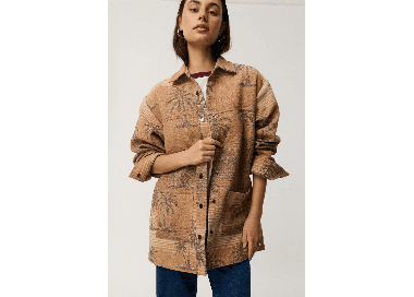 RipCurl Retro Swell Jacquard Women's Shacket | Multi | Surfwax