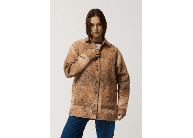 RipCurl Retro Swell Jacquard Women's Shacket | Multi | Surfwax