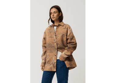 RipCurl Retro Swell Jacquard Women's Shacket | Multi | Surfwax