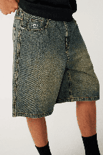 RipCurl Archive Dirty Denim Walkie 23 Men's Walkshorts | Dirty Mid Blue | Surfwax