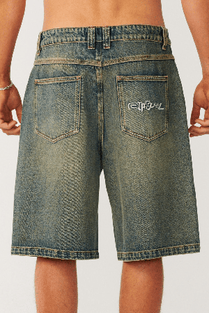 RipCurl Archive Dirty Denim Walkie 23 Men's Walkshorts | Dirty Mid Blue | Surfwax