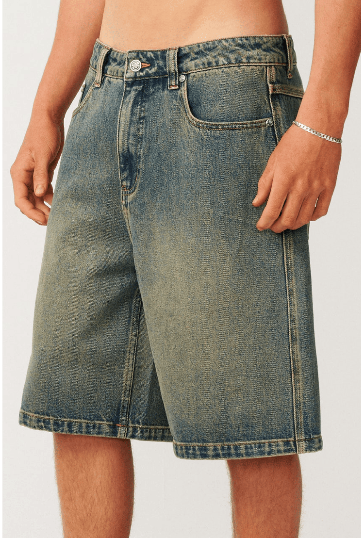 RipCurl Archive Dirty Denim Walkie 23 Men's Walkshorts | Dirty Mid Blue | Surfwax