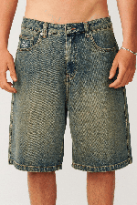 RipCurl Archive Dirty Denim Walkie 23 Men's Walkshorts | Dirty Mid Blue | Surfwax