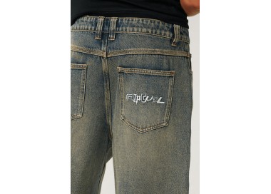 RipCurl Archive Dirty Denim Walkie 23 Men's Walkshorts | Dirty Mid Blue | Surfwax